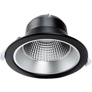 LED downlighter zwart reflector 3CCT 15W