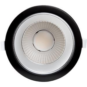 LED downlighter zwart reflector 3CCT 15W - Afbeelding 2