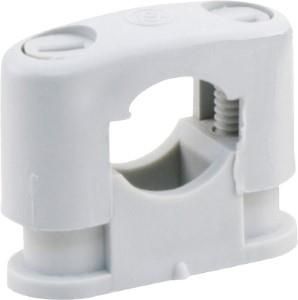 Klembeugel PVC 5/8 (16mm) koppelbaar zwart per stuk