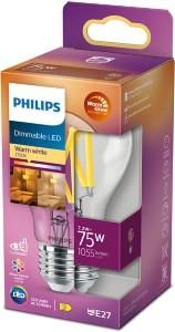 Philips LED GLS E27 7-60W 2700K filament mat blister(2)