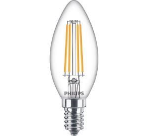 Philips LED kaars E14 6,5-60W 2700K filament helder blister - Afbeelding 2