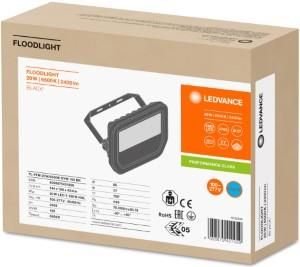 LED Bouwlamp 17W 6500K zwart - Afbeelding 2
