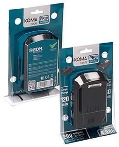 Koma tools accu 20V 2.0Ah - Afbeelding 3