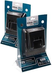 Koma tools acculader 20V 60W - Afbeelding 3