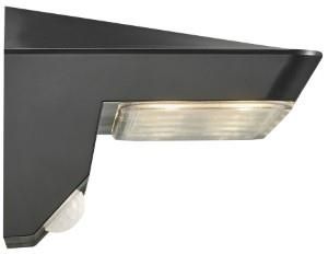 LED Solar wandlamp Agena 5W 3000K zwart IP44 - Afbeelding 3