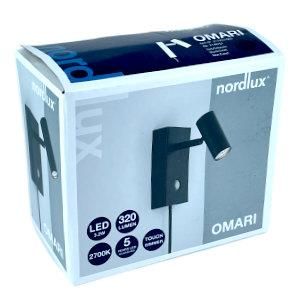 LED Wandlamp Omari 3.2W zwart touch - Afbeelding 4