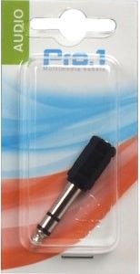 Audio adapt 6,3 jack stereo -> 3,5 contra stereo