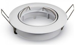 Inbouwspot verstelbaar 50mm rond wit
