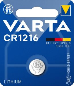 Varta CR1216 lithium knoopcel batterij 3V blister(1)