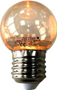 LED kogellamp E27 helder warm wit 2W dimbaar