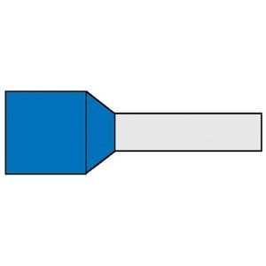 Adereindhuls geisoleerd 2,5x8 blauw
