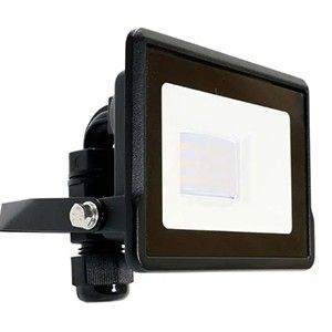 V-TAC LED Bouwlamp 10W 6500K zwart + kabelinvoer
