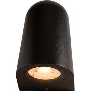 LED Wandlamp 5,8W pyramide zwart 2700K