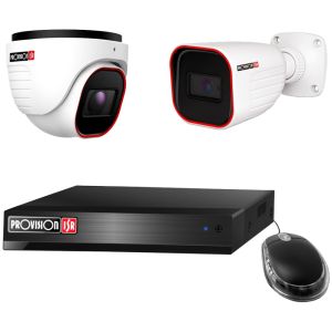 PROVISION IP-BOX 4Mpix HDD-recorder & 2 IP-camera's WIT
