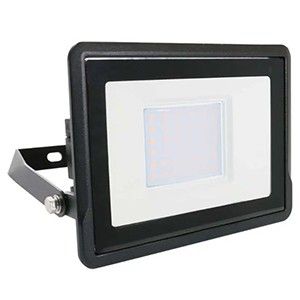 V-TAC LED Bouwlamp 30W 6500K zwart + kabelinvoer