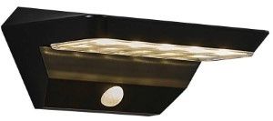 LED Solar wandlamp Agena 5W 3000K zwart IP44