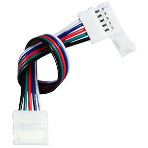 RGBW Quick koppelstuk 5pin 12mm met 15cm draad