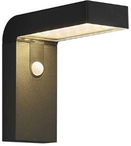 LED Solar wandlamp Alya 5W 3000K zwart