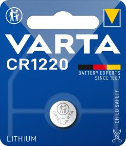 Varta CR1220 lithium knoopcel batterij 3V blister(1)