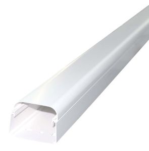 Aircokanaal 90x65mm 2m wit
