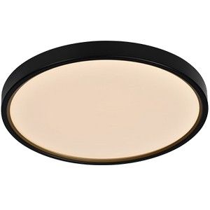 LED Plafonniere Oja 42 zwart 19W 3000K/ 4000K 42cm