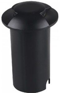 Grondspot LED 1W 3000K 12V IP67 zwart 2-zijden