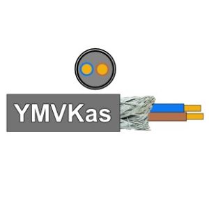 Kabel YMVKas 2x2,5qmm grondkabel rol 100m