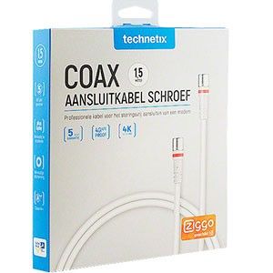 Coax modem kabel F-connector 1.5m