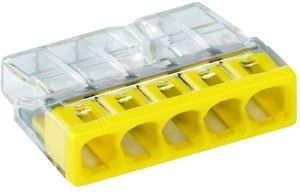 Lasklem 5-voudig mini 0,5-2,5mm doos(100)