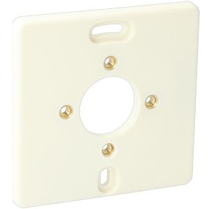 Montageplaat 1-voudig creme