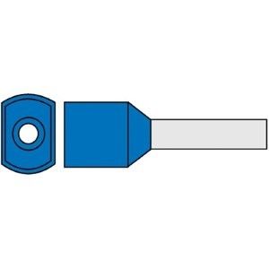 Adereindhuls geisoleerd twin 2,5x10 blauw