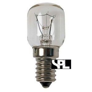 Schakelbord lampje T25 E14 15W helder P26x56mm
