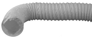 Drogerslang 102mm 1,5m wit