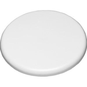 Plafondplaat rond wit 130mm