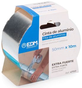 Aluminium tape 50mm rol 10m zilver