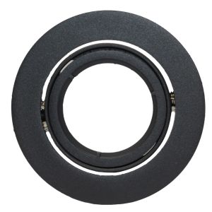 Inbouwspot 50mm verstelbaar rond mat zwart