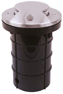 Grondspot MR16 GU10 IP67 105mm rond 2kanten