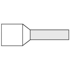 Adereindhuls geisoleerd 0,75x8 wit