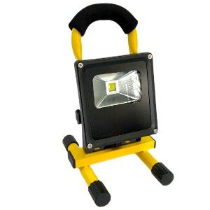 LED Bouwlamp 10W oplaadbaar op statief 6400K IP65