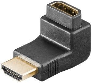 HDMI haakse adapter 90gr gold