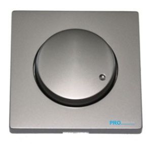 PEHA Dialog ALU afdekplaat + knop dimmer