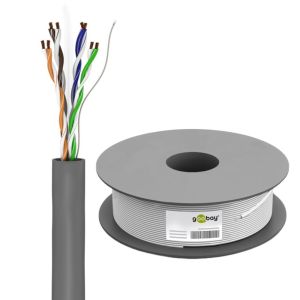 UTP CAT6 100m grijs soepel CU volledig koper