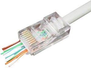 Modulaire plug RJ45 doorsteekmontage zak(50)