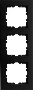 Kopp HK07 PURE mat zwart 3 voudig afdekraam
