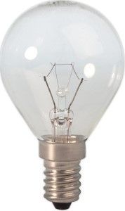 Ovenlamp 40W E14 kogel 300 gr helder