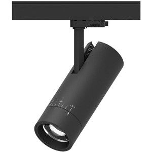 LED railspot 3-fase 29W 3000K zwart 15-60gr Lival SURT