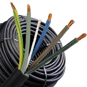 Kabel H07RN-F Neopreenkabel 5x4 qmm NWPK