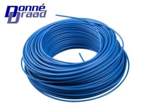 VD H07V-U draad Eca 2,5qmm blauw Donne 100m