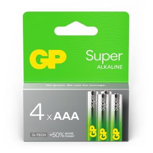 GP Super Alkaline batterij AAA blister(4)