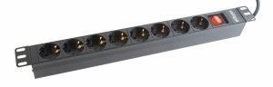 TCD RA 8V 3m zwart ALU prof - rack montage